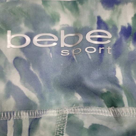 Bebe Sport Printed Tie Dye Capri Leggings Size Small - Picture 5 of 8